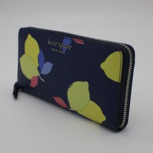 Kate Spade Cameron Lemon Zest Large Wallet